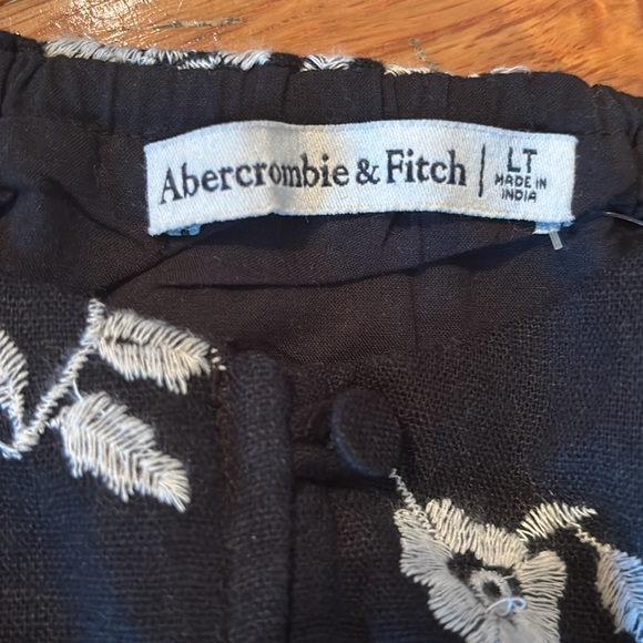 Abercrombie Linen-blend Button-through Mini Dress - Picture 12 of 12